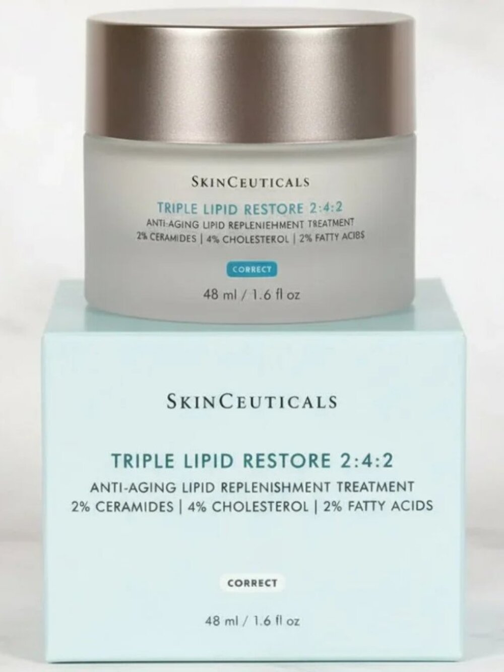 SkinCeuticals Triple Lipid Restore 2:4:2 Anti-Aging Cream 1.6 oz / 48ml – Sealed